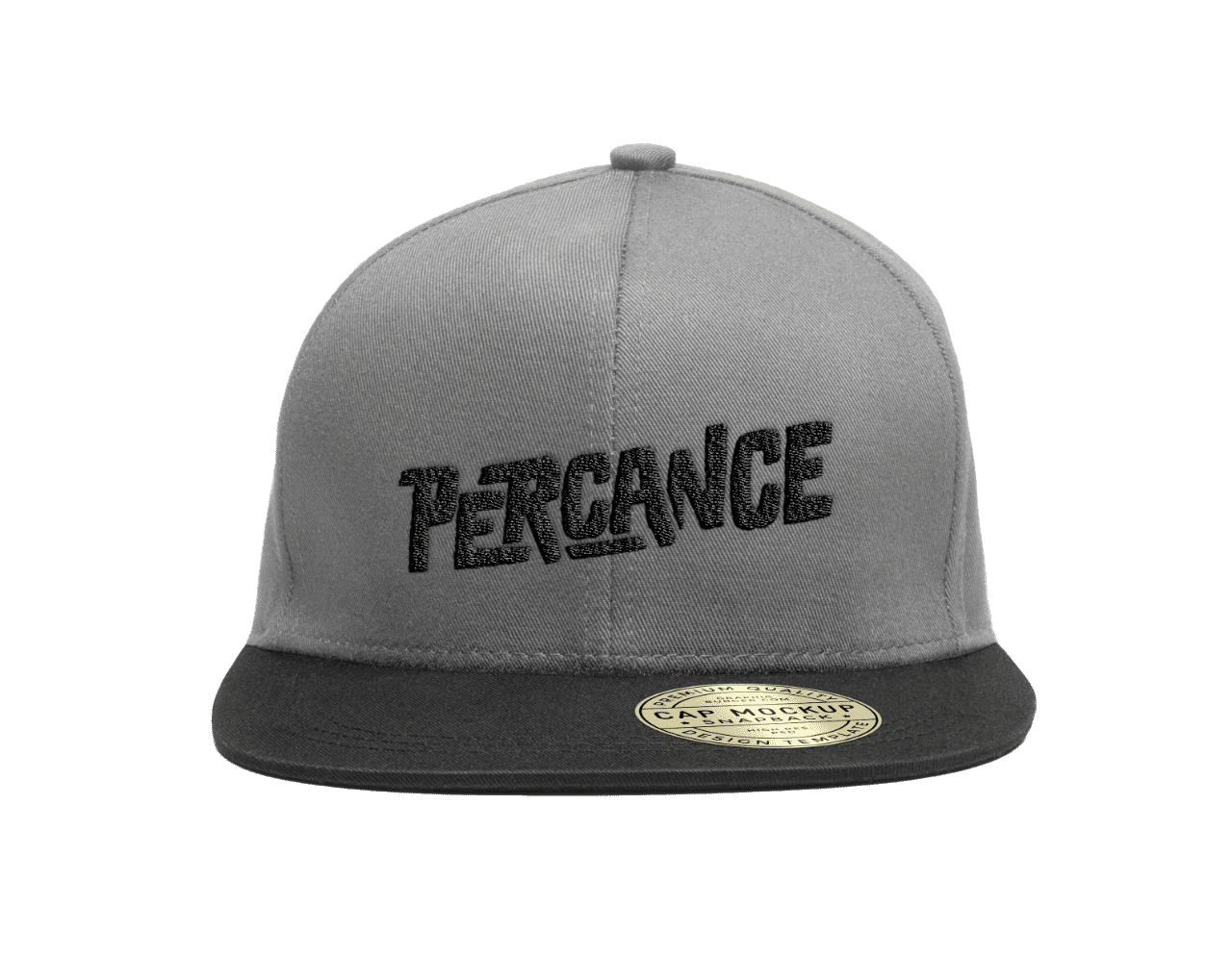 Gorra Percance gris y negro
