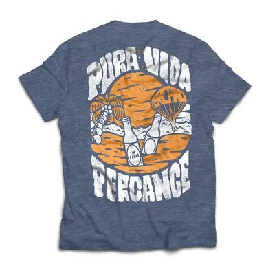 Camiseta Pura Vida azul hombre